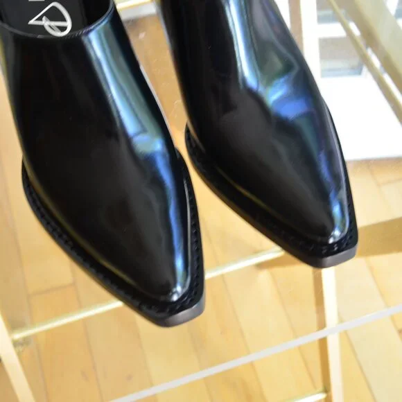 3.1 Phillip Lim Black Mules - Picture 5 of 10